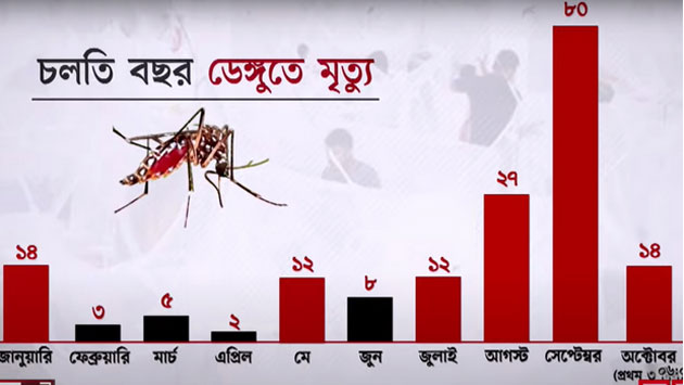 চলতি মাসে ডেঙ্গুর ভয়াবহতা আরও বাড়ার শঙ্কায় বিশেষজ্ঞরা